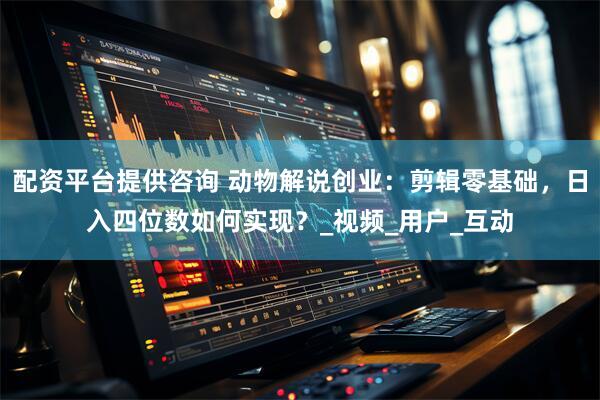 配资平台提供咨询 动物解说创业：剪辑零基础，日入四位数如何实现？_视频_用户_互动
